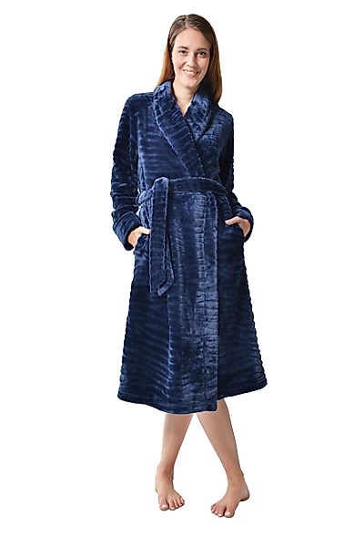 RAIKOU Damenbademantel RAIKOU Damen Morgenmantel Saunamantel günstig online kaufen