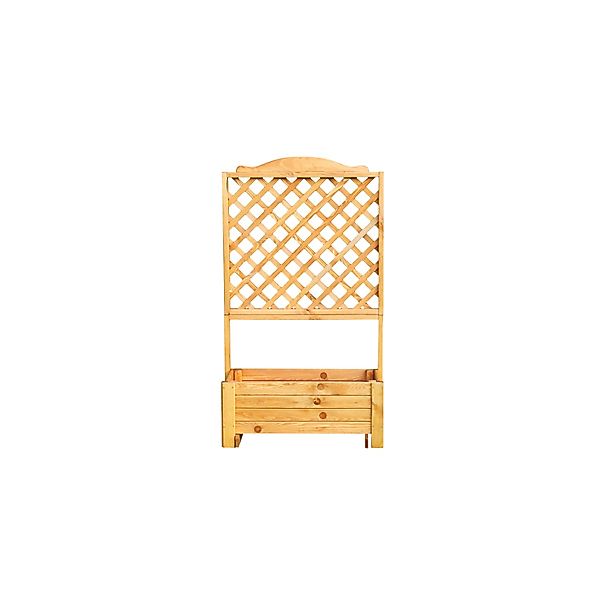 Promadino Rankkasten Romantica mit Rankgitter (BxTxH) 80 cm x 38 cm x 140 c günstig online kaufen