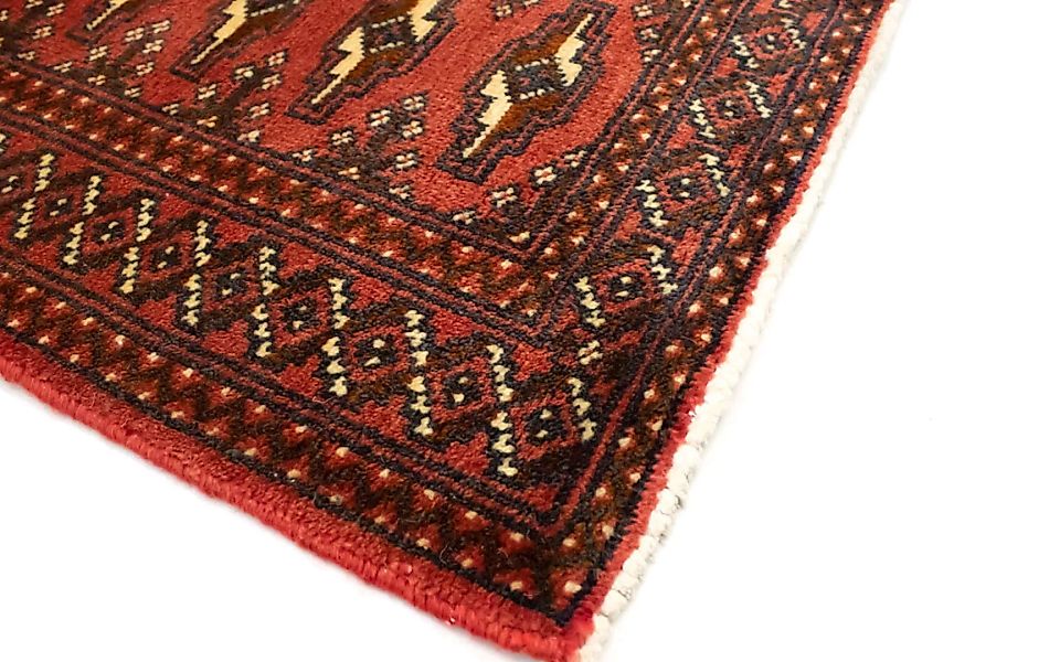 morgenland Wollteppich »Turkaman Teppich handgeknüpft braun«, rechteckig günstig online kaufen