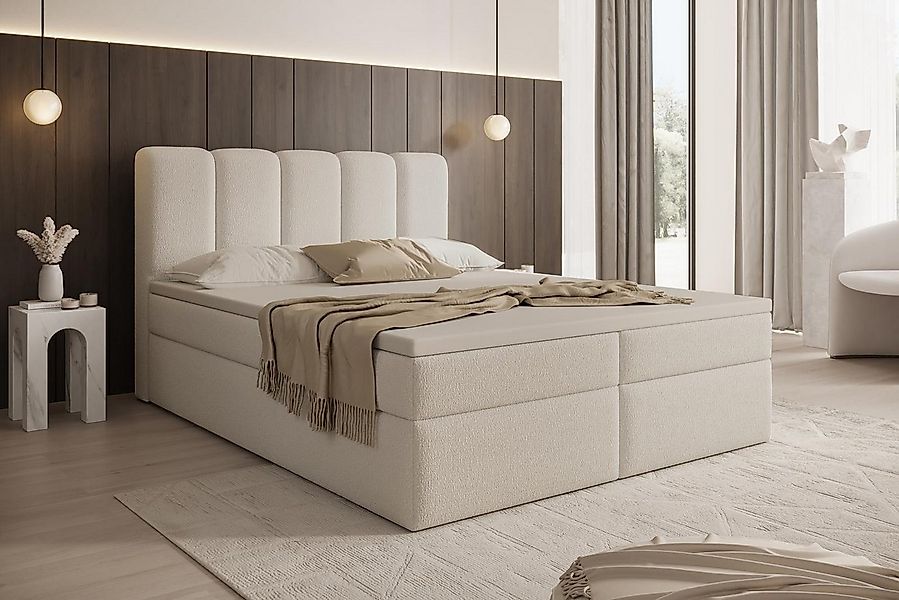 Compleo Boxspringbett COZYS mit 2 Bettkasten, Bonell-matratze und Topper al günstig online kaufen