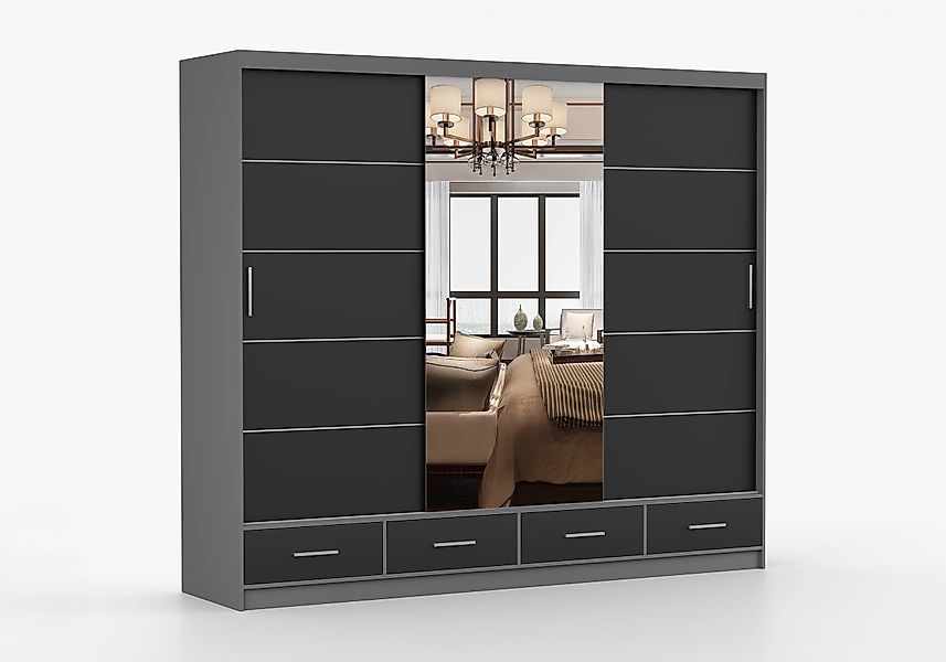 imoebel24 Schwebetürenschrank FLORENCE 250 cm - günstig online kaufen