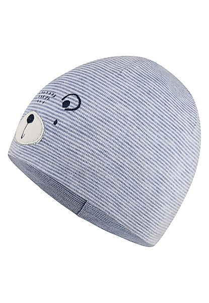 Sterntaler® Schirmmütze Sterntaler® Beanie Bärgesicht Mützen, günstig online kaufen
