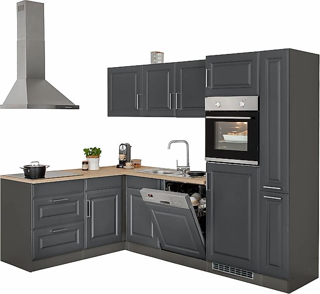 KOCHSTATION Winkelküche "KS-Stockholm – Küche mit hochwertiger und detailre günstig online kaufen