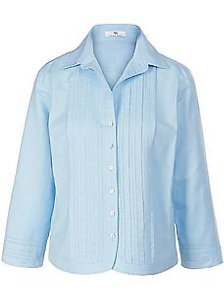 Bluse 3/4-Arm Peter Hahn blau günstig online kaufen