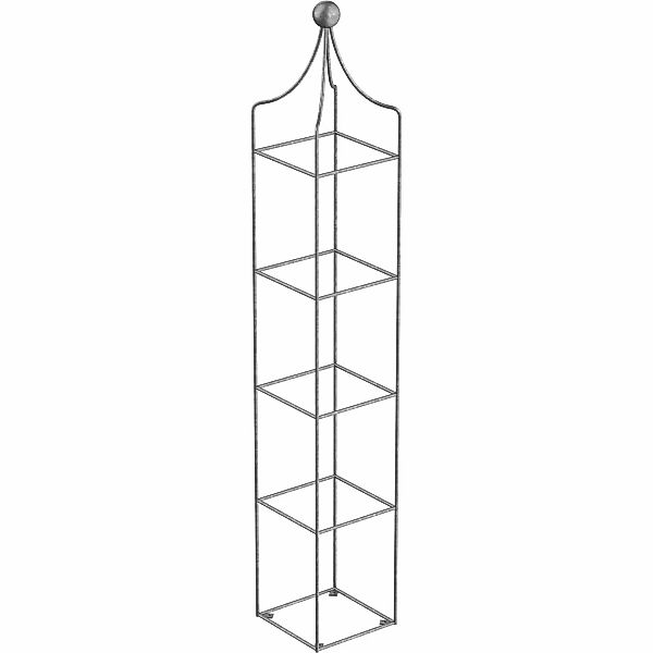 ELEO Rankobelisk Catania 140 cm x 29 cm Rankhilfe in feuerverzinkt günstig online kaufen