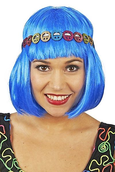 andrea-moden Kostüm Peace Glitzer Stirnband zum Hippie Kostüm günstig online kaufen