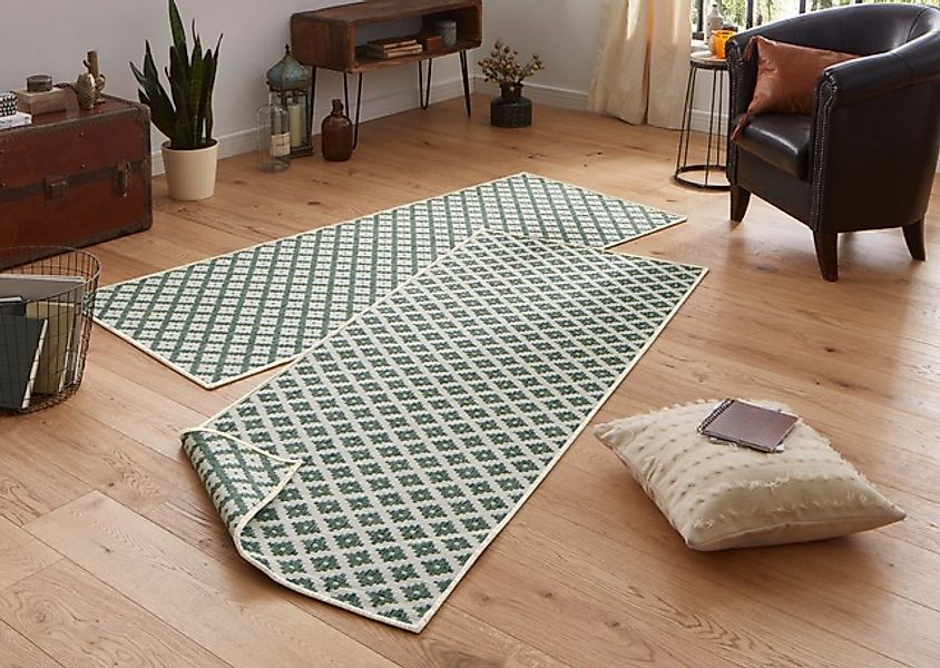 HANSE Home Teppich »Nizza Wendeteppich«, rechteckig, 5 mm Höhe, In-& Outdoo günstig online kaufen