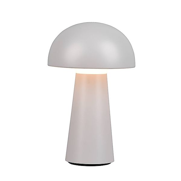 LED-Akkutischleuchte   ¦ grau ¦ Maße (cm): H: 21  Ø: 13 Lampen & Leuchten > günstig online kaufen