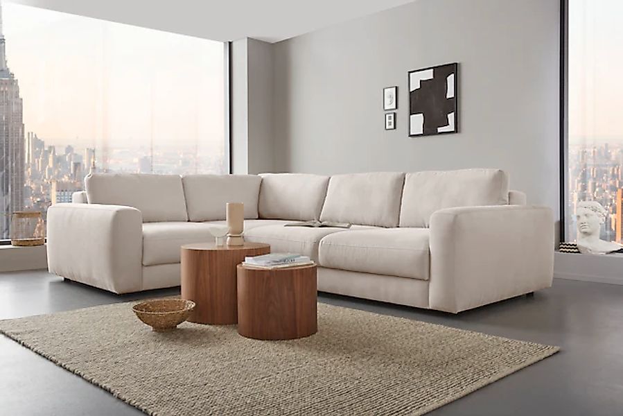 Places of Style Ecksofa »Bloomfield, Breite 304cm, Mega Polsterecke mit vie günstig online kaufen