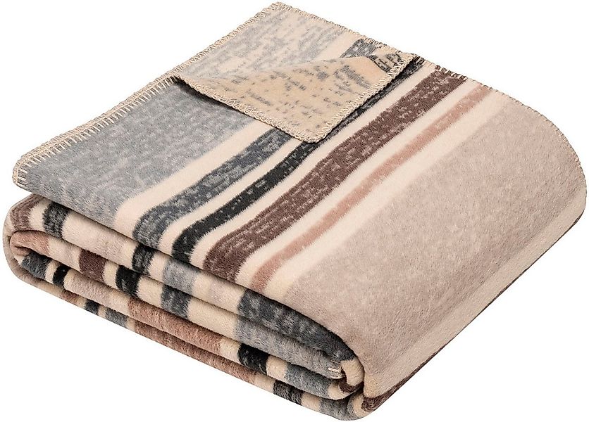 Wohndecke Kumba, IBENA, in neutralen Farbtönen günstig online kaufen