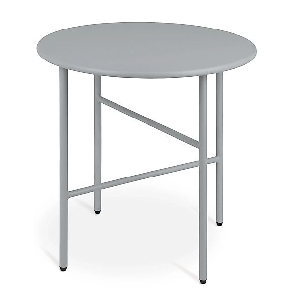 Bomoe Finn Beistelltisch Ø 53x36cm Grau Metall günstig online kaufen