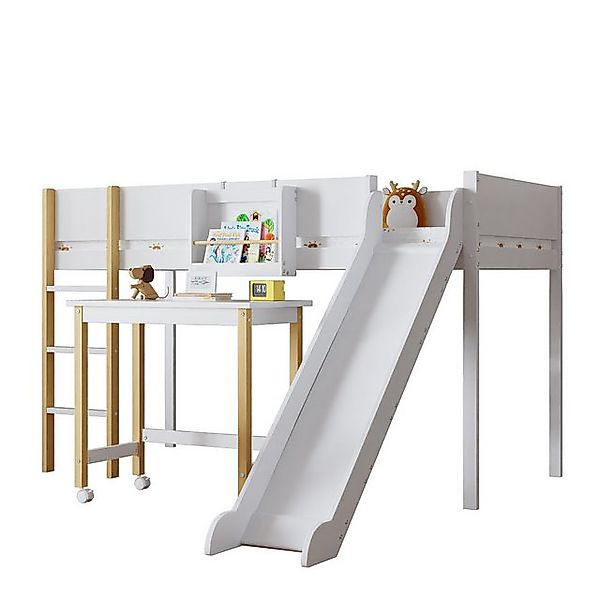 REDOM Kinderbett Hochbett Gästebett Etagenbett (mit dreistufiger gerader Le günstig online kaufen