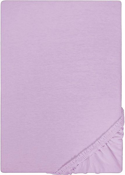 Biberna Spannbettlaken Leila, Jersey, Gummizug: rundum, (1 Stück), Bettlake günstig online kaufen