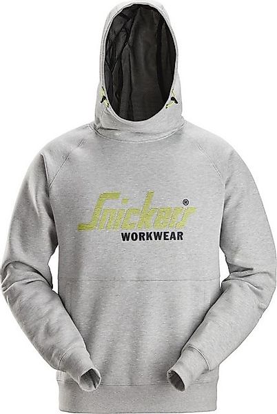 Snickers Rundhalspullover Logo Hoodie günstig online kaufen