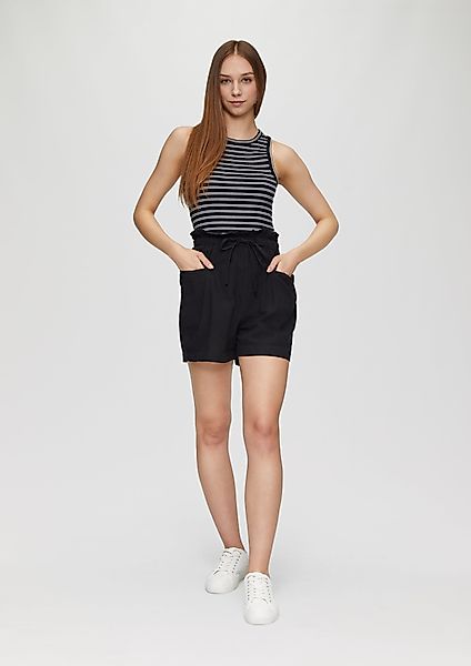 QS Shorts Hose aus Leinenmix mit günstig online kaufen