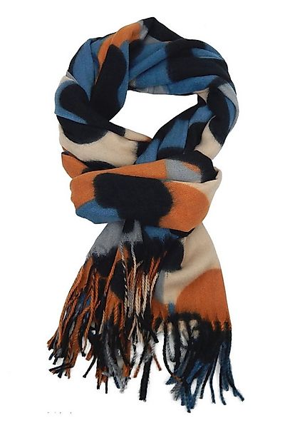 Ella Jonte Modeschal, bunt beige blau Leopard abstrakt Trendfarben Herbst W günstig online kaufen