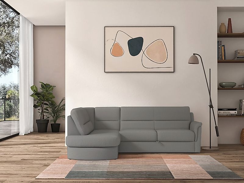 sit&more Ecksofa »Panini L-Form«, wahlweise mit Vorziehsitz und Bettkasten günstig online kaufen