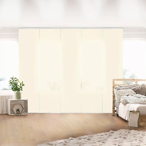 Bilderdepot24 Schiebegardine modern Flächenvorhang blickdicht Kaschmir, günstig online kaufen