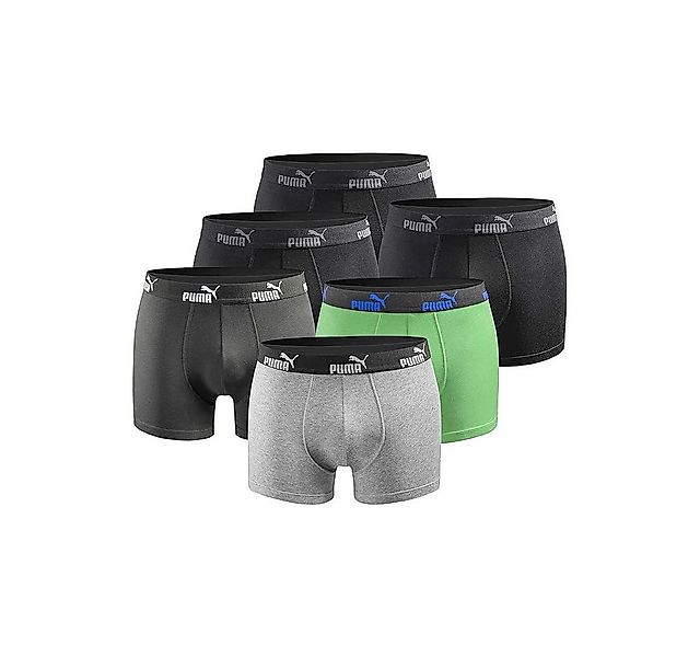 PUMA Boxershorts Herren Boxershorts 6er-Pack günstig online kaufen