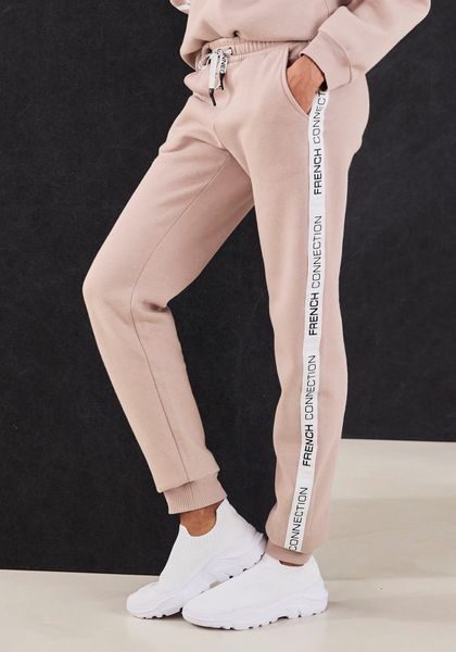 French Connection Sweathose mit seitlichen Kontraststreifen und Logodruck günstig online kaufen