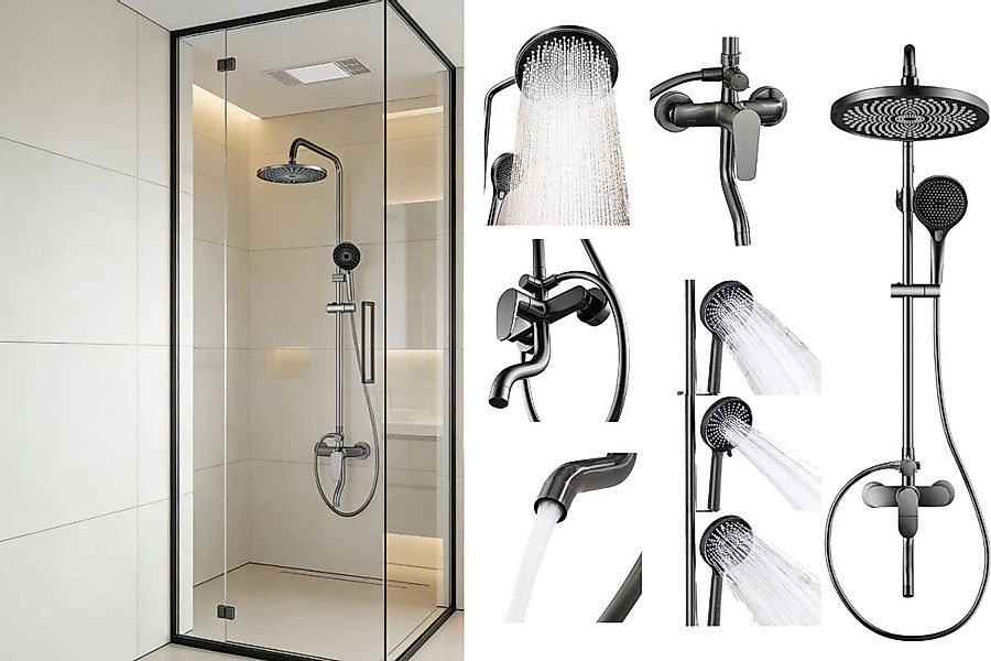 Faizee Home Duschsystem Faizee Home Duschsystem Zerena– Regendusche mit Han günstig online kaufen
