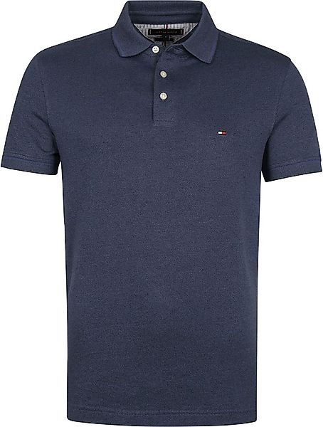 Tommy Hilfiger Polo Shirt Mouline Dunkelblau - Größe XL günstig online kaufen