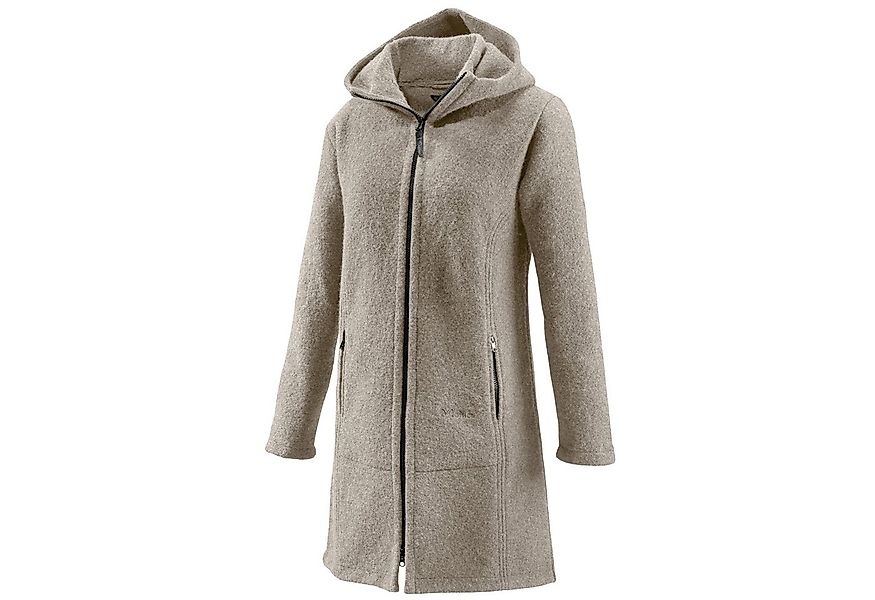 Mufflon Wintermantel Mufflon Jana W100 - Wollmantel mit Kapuze Damen günstig online kaufen