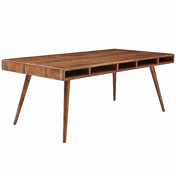 Esszimmertisch Sheesham 200x77x100 cm Massivholz Tisch | Designer Küchentis günstig online kaufen