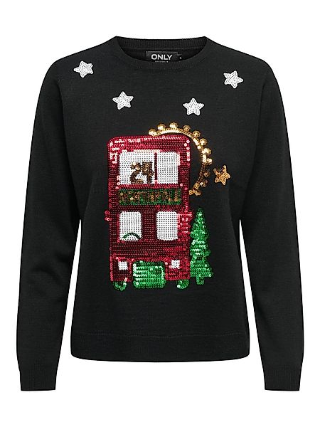 ONLY Strickpullover XMAS (1-tlg) Pailletten günstig online kaufen