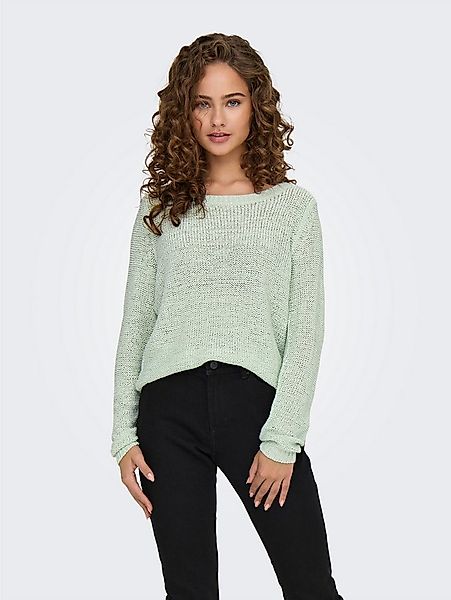 ONLY Strickpullover ONLGEENA XO L/S PULLOVER KNT NOOS Materialmix, regular günstig online kaufen