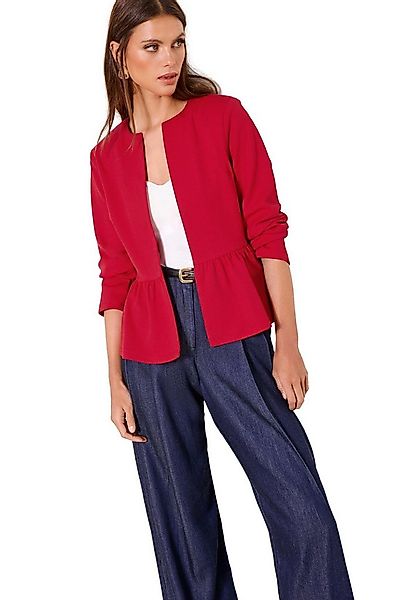 LIPSY Jackenblazer Lipsy verkürzte Jacke mit Schößchen, Regular (1-tlg) günstig online kaufen