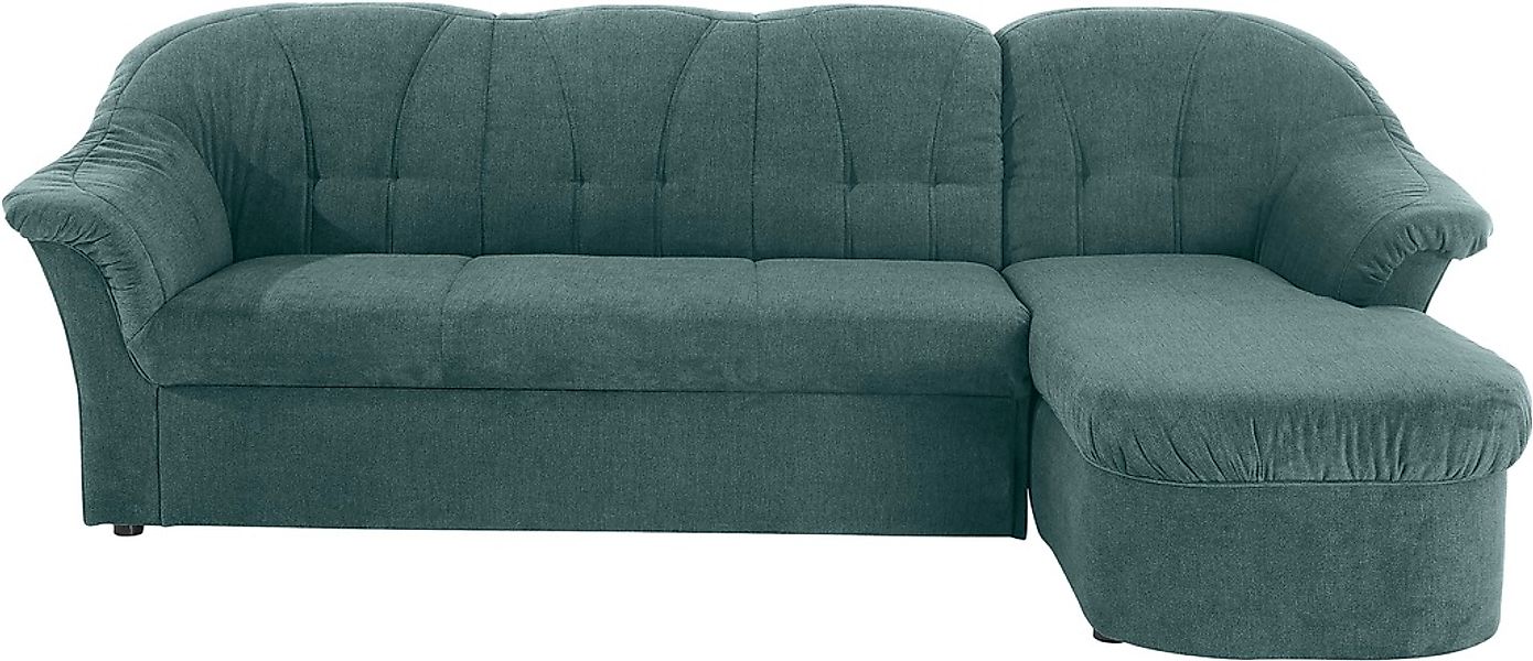 DOMO collection Ecksofa "Pegnitz, elegante Rückensteppung, komfortabel, Bre günstig online kaufen