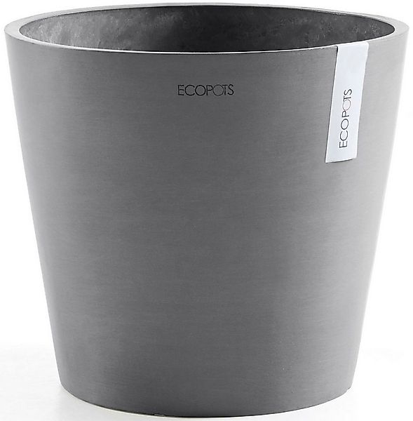 ECOPOTS Blumentopf AMSTERDAM Grey, BxTxH: 30x30x26 cm, mit Wasserreservoir günstig online kaufen