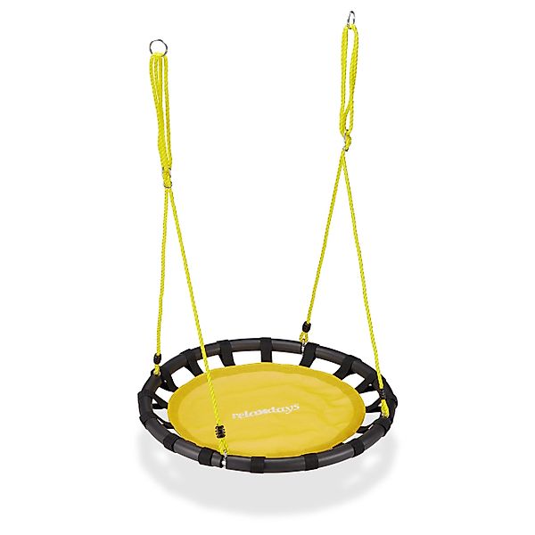 relaxdays Nestschaukel 80cm, Gelb günstig online kaufen