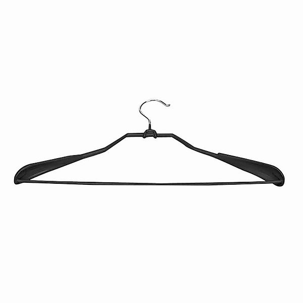 Rudolf Weber Kg Kleiderbügel Schulterform-Bügel schwarz, günstig online kaufen