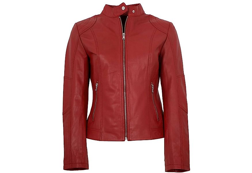 Maddox Lederjacke Jecki MADDOX - Damen Lederjacke Lammnappa rot günstig online kaufen