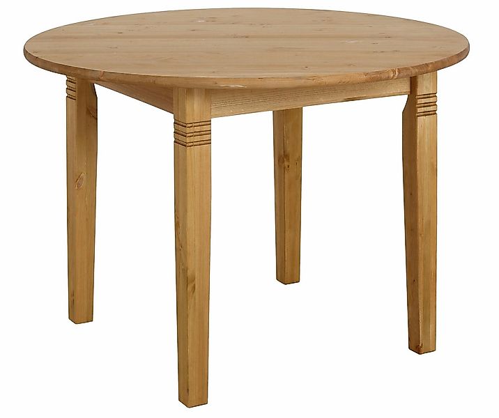 OTTO home Esstisch Danuta, aus massiver Kiefer, runde Ausführung günstig online kaufen