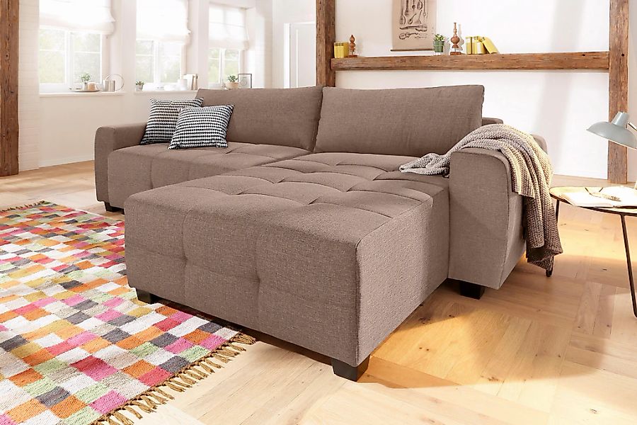 Home affaire Ecksofa "Bella L-Form, B: 254 cm - OTTO. Verlässliche Qualität günstig online kaufen