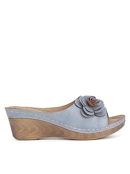 Clara Barson Pantoletten WYL05010-29 Blau Pantolette günstig online kaufen