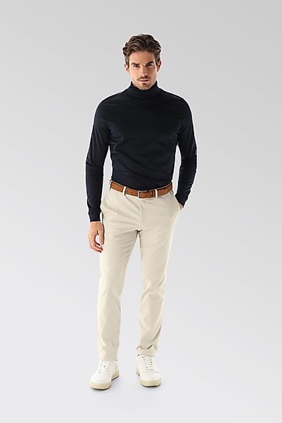 Rollkragenshirt aus Schweizer Baumwolljersey günstig online kaufen