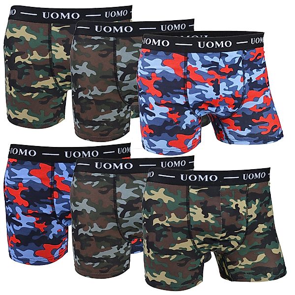 Socked Boxershorts Herren Retroshorts (6-St., 6er günstig online kaufen