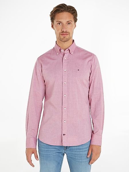 Tommy Hilfiger Langarmhemd CL W-OXFORD DOBBY günstig online kaufen