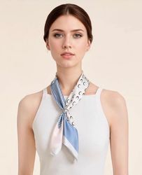 Coonoor Seidentuch Seidentuch Stirnband Quadratischer Haar-Bandanas-Schal günstig online kaufen