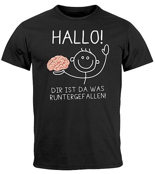 MoonWorks Print-Shirt Herren T-Shirt Hallo Dir günstig online kaufen