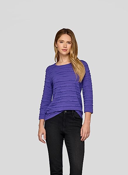 Rabe 3/4-Arm-Shirt mit Struktur Muster günstig online kaufen