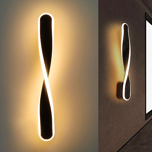 oyajia Wandleuchte 45cm Modern LED Wandlampe günstig online kaufen