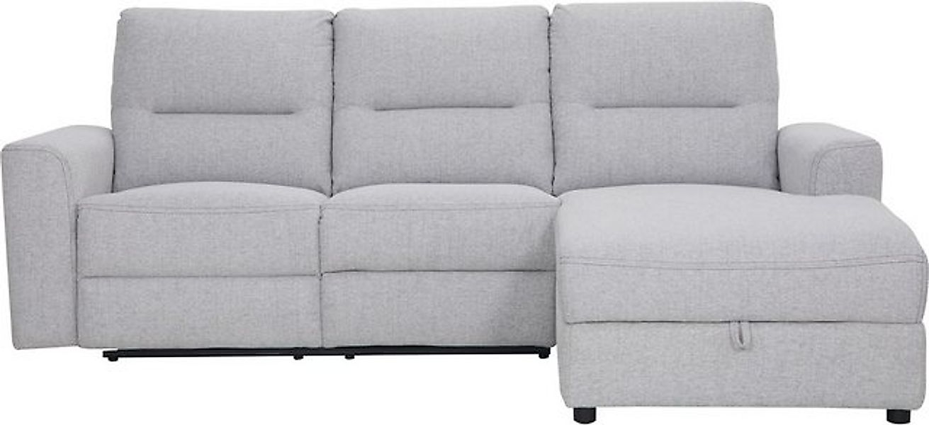 Home affaire Ecksofa VENOIR, L-Form, 250 cm, manuelle u. elektrische Funkti günstig online kaufen
