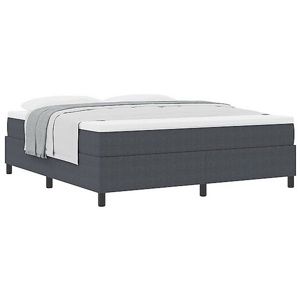 vidaXL Bett Boxspringbett mit Matratze Dunkelgrau Super King Cordstoff (1-t günstig online kaufen