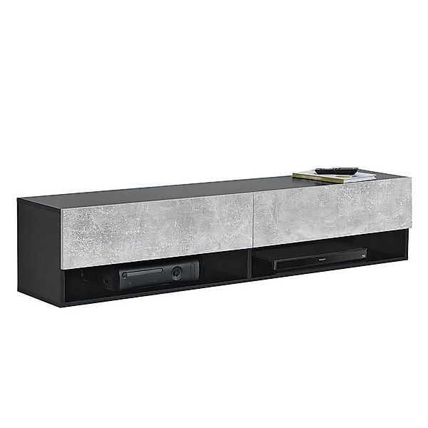en.casa Hängeschrank Halmstad TV Lowboard 140 günstig online kaufen