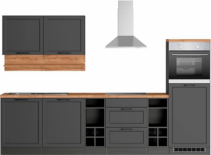 KOCHSTATION Küchenzeile "KS-Lana" 300 cm breit, wahlweise mit oder ohne E-G günstig online kaufen